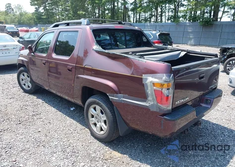 2007 Honda Ridgeline Rts from USA, damaged, VIN 2HJYK16417H502417